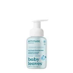 ATTITUDE Baby Leaves Hair & Body Foaming Wash, Good Night