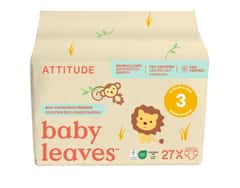 ATTITUDE Baby Leaves Diapers, Midi (size 3)