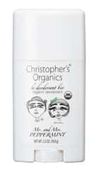 Christopher's Organics Organic Deodorant, Mr. and Mrs. Peppermint 